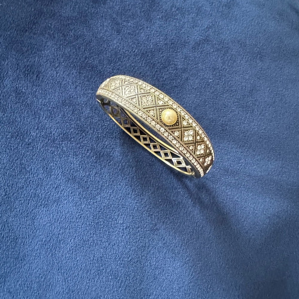 Heidi Daus Gold and Silver Intricate Bracelet